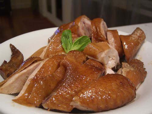 Try using different liquids to poach chicken and enjoy the delicious results.