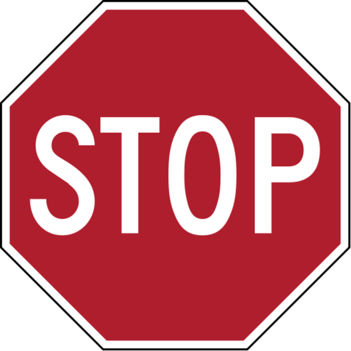 USA Stop Sign