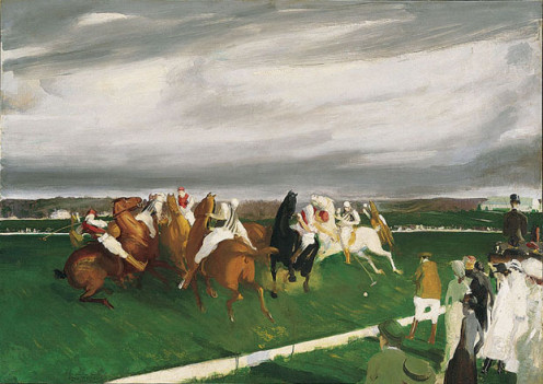Polo at Lakewood by George Bellows in 1910.