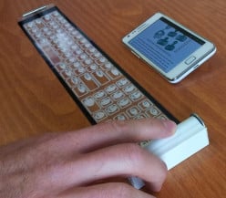 Qii: The Foldable and Rollable Keyboard for mobile devices