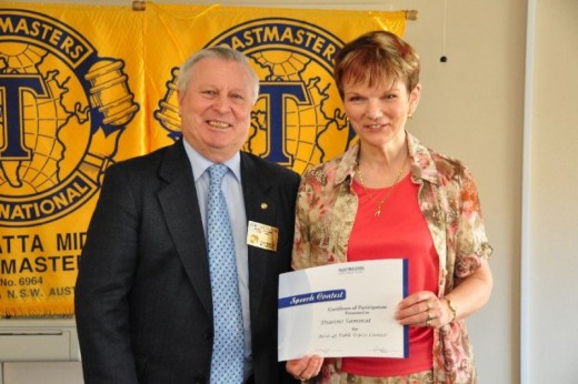 John Taylor and Dianne Sammut, both Distinguished Toastmasters and dedicated to making TMI ever better