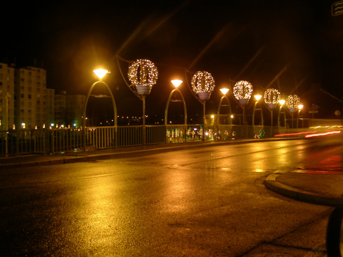 Bridge over the Sambre, Jeumont, Christmas 2006