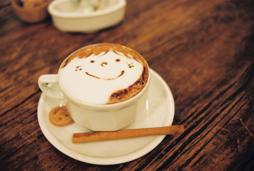 A morning latte might give you a brief energy boost and offer an outlet for some artistic urges, but too much will disrupt your sleep.