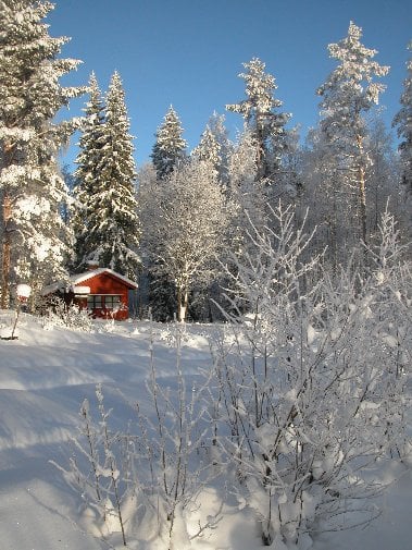 Mairela Retreat Cottage In The Finnish Winter