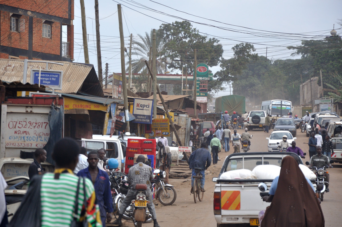 Street scene from Kampala, Uganda