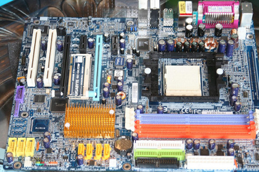 Motherboard - What all computer components connect to
