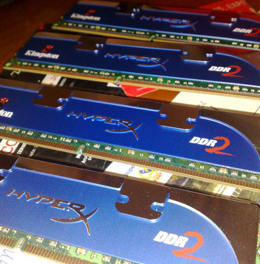 RAM Memory before being installed onto the motherboard