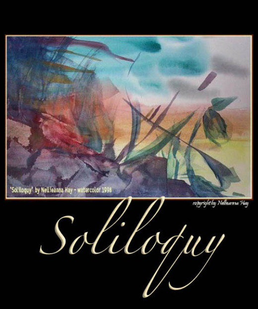 "Soliloquy" - watercolor by  Nellieanna Hay