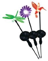 STI Chameleon Solar-Powered Light Stick, Dragonfly / Snowman
