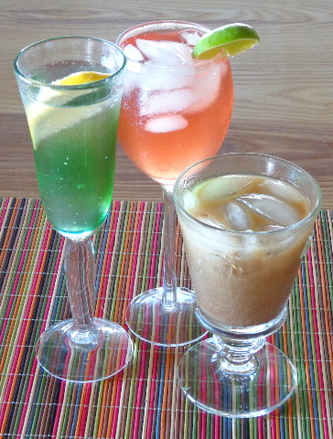 A non-alcoholic alternative in a nice glass is fun!