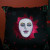 Flower Face Pillow by Rosana Modugno