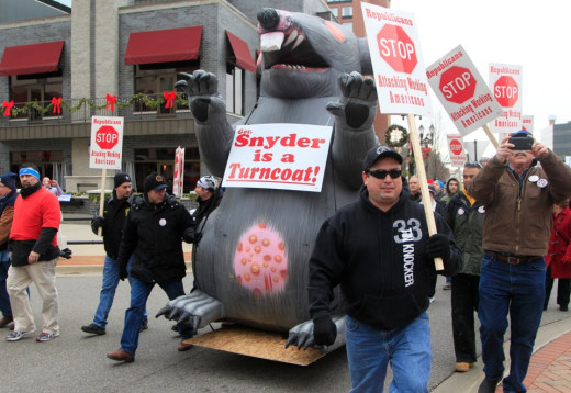 Feelings of betrayal by Union Members in Michigan