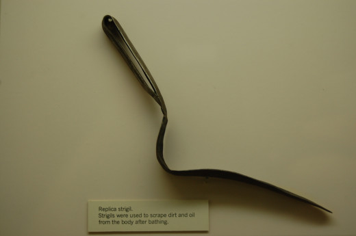  Strigil from Verulamium Museum