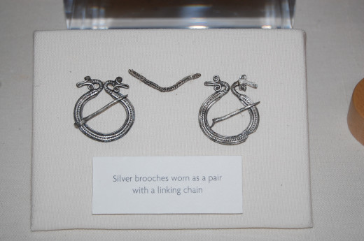 Silver brooch from Verulamium Museum