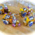 Four candy trains bound for a new home! Four candy trains bound for a new home!