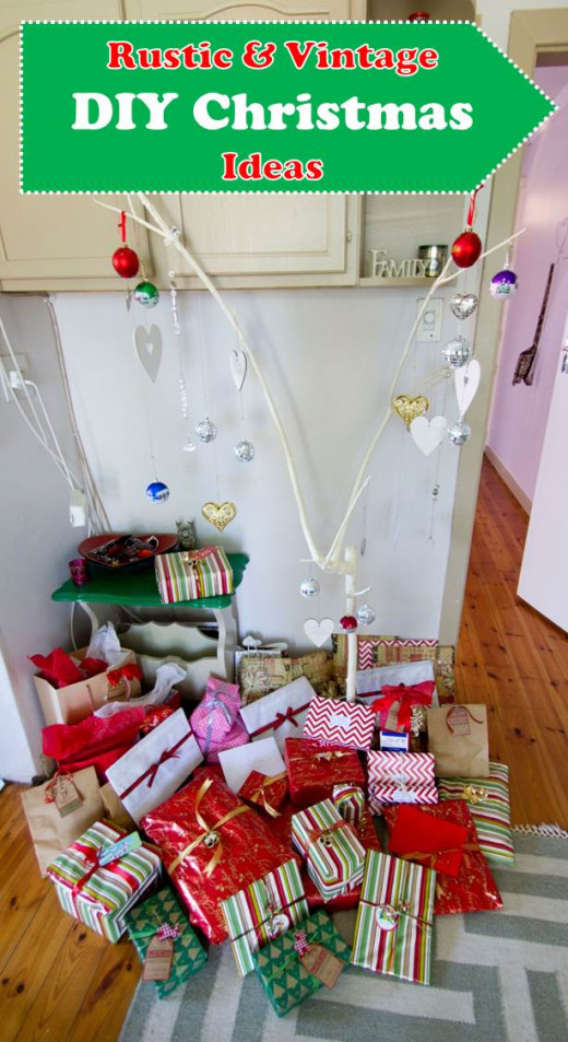 DIY Branch Christmas Tree