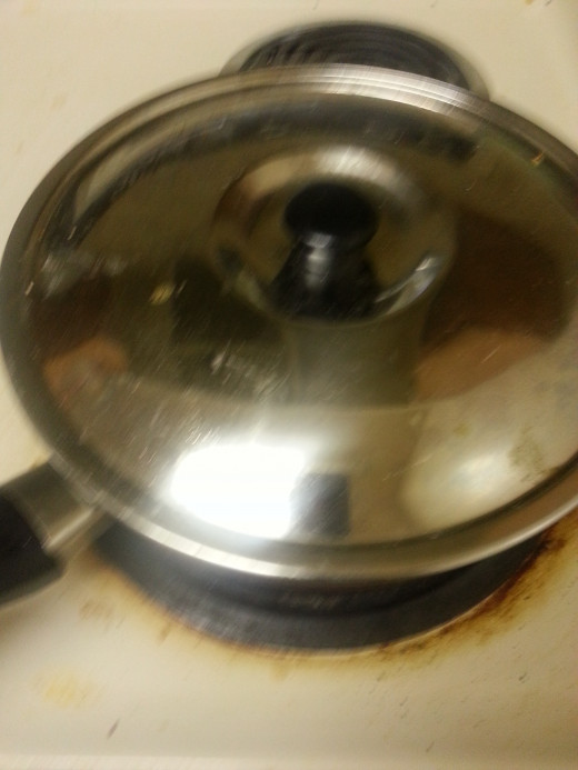 Cover with a Lid to steam