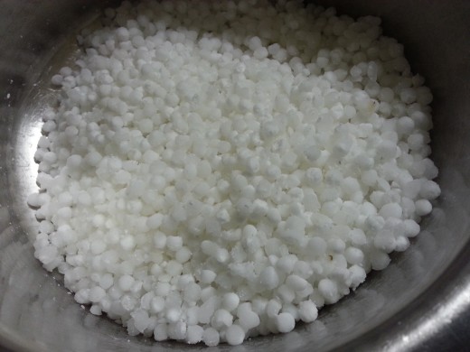 Pear Tapioca Soaked in water for 2 hours