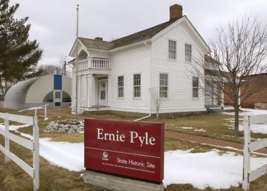 Ernie Pyle's birthplace was an Indiana Historic Site from 1976-2009.  It is now called the Ernie Pyle World War II Museum and operated by Friends of Ernie Pyle.