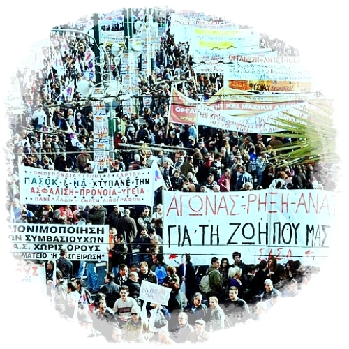 Greece 2012: Over 80,000 protest in Greece Against Austerity Measures