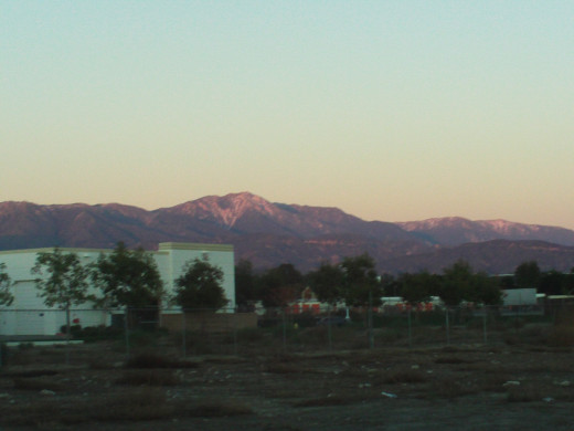 Another beautiful capture of the San Bernardino Mountains.