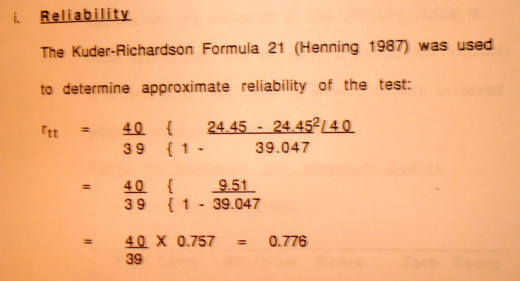 Statistical Information Inserted in the Text