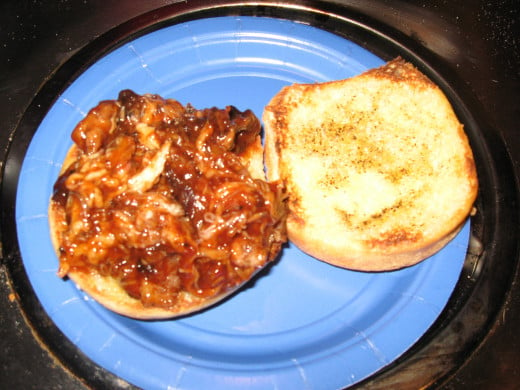 Turn leftover meat into BBQ sandwiches.
