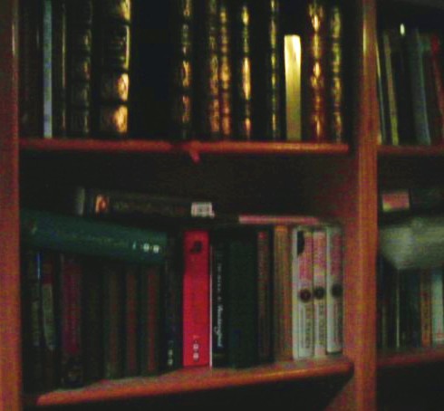 The personal reference library.