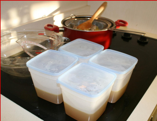 Ready for the freezer