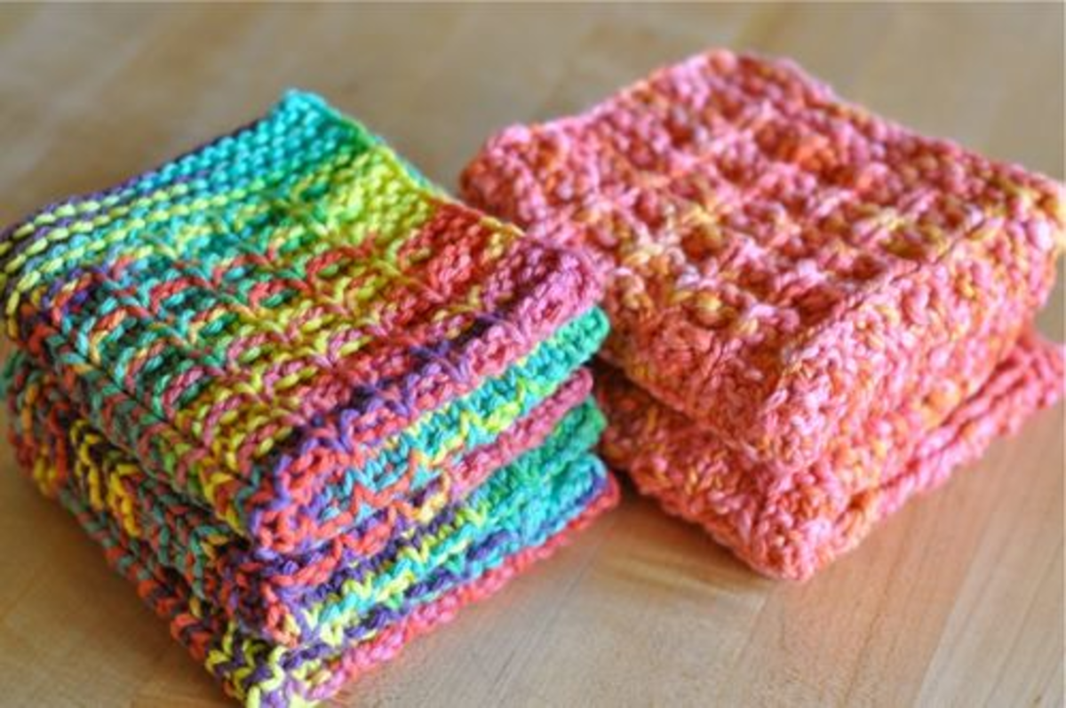 Knitting Dishcloths Free Patterns HubPages