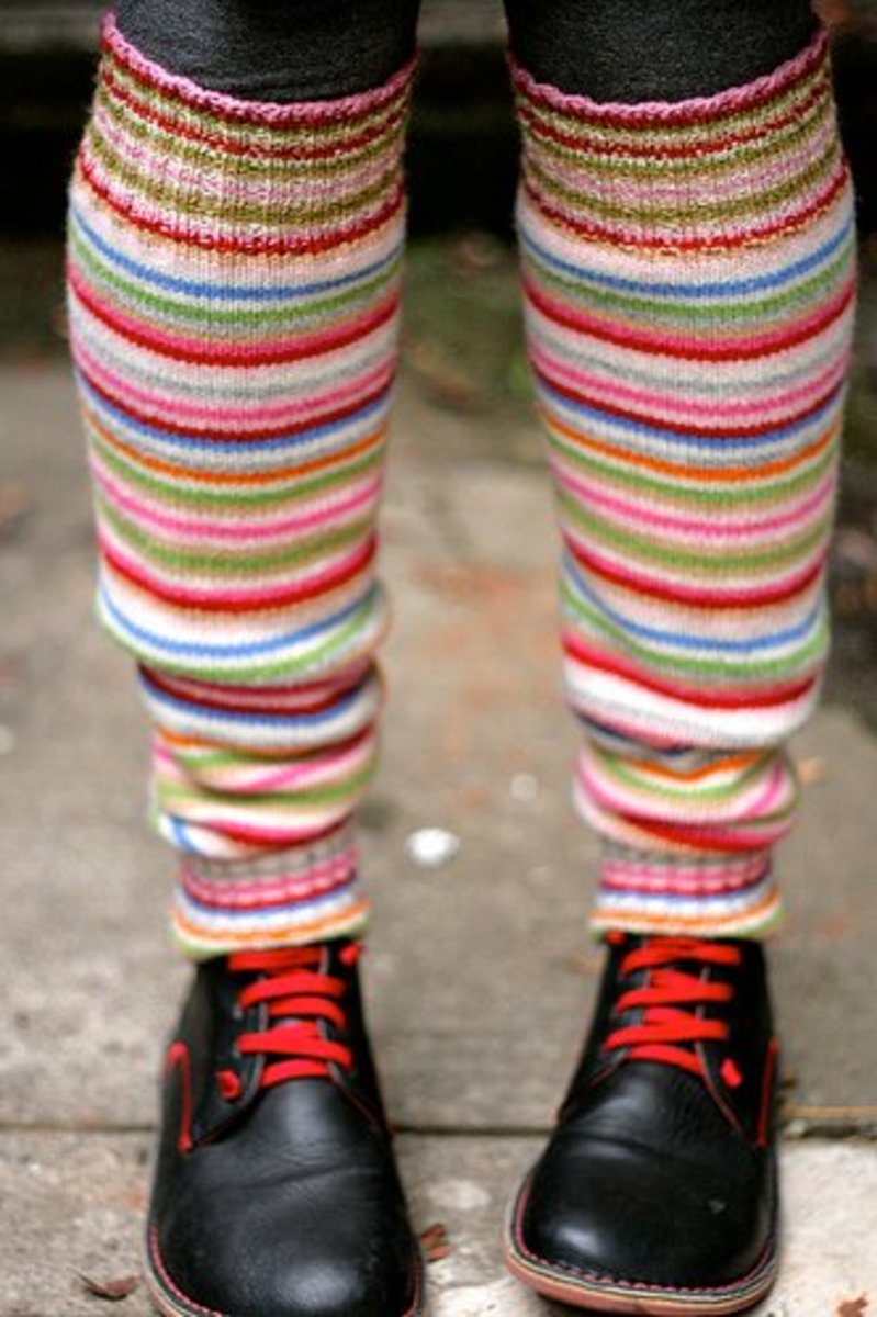 Free Knitting Patterns Leg Warmers HubPages