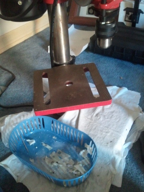 Basket is placed below for catching excess water.