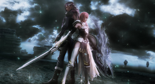 Screenshot from the first part of Final Fantasy 13-2