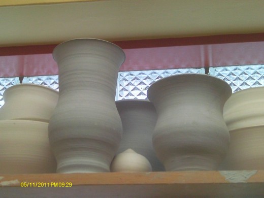 An example of 'bone dry' pottery.