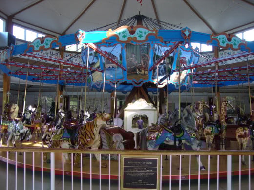 The Cass County Carousel is a National Historic Landmark