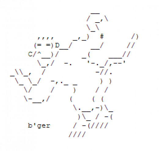 Confused Monkey Ascii Text Art Cool Ascii Text Art U