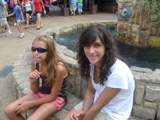 resting at Busch Gardens
