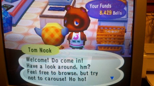 Tom Nook's store in Animal Crossing