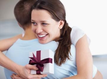 Show appreciation when you receive gifts.