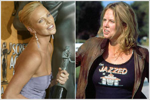 Charlize Theron underwent a monster transformation to prepare for the role of Aileen Wuornos