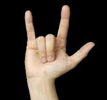 "I Love You" in American Sign Language 