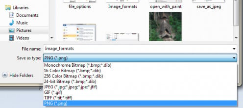 Click Save As option to choose any image format (Source: Anand)