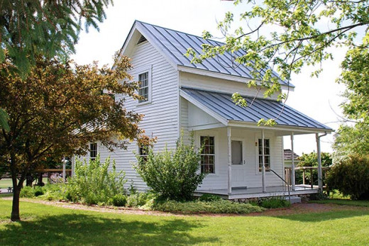 This is a reconstruction of the house where Wilbur Wright was born in 1867