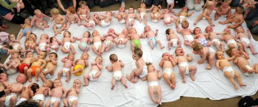 The McGuire family that could have been. Hahaha, that is a lot of babies. 