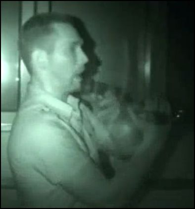 Nick right before he saw the apparition of the little girl.