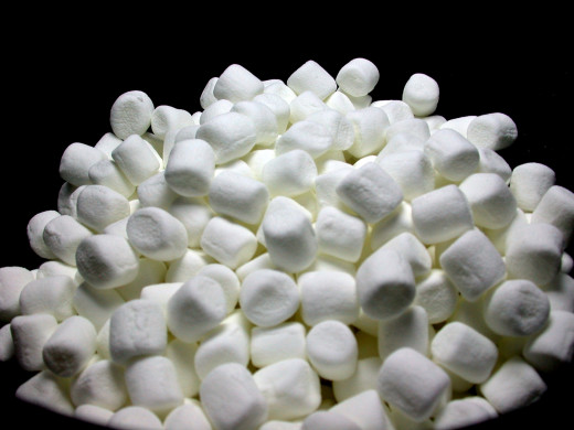 Marshmallows are a key ingredient in this recipe. I like to use the white mini marshmallows in my rice crispie treats.