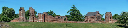 The ruins of Bradgate House- the home of Lady Jane Grey.