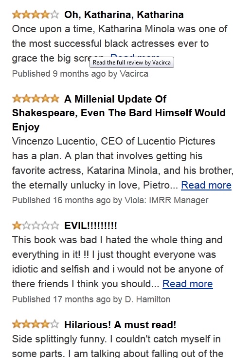 Reviews that go into detail are useful, valid, and help authors improve their writing. Those that do not go into detail are useless, invalid, and do nothing to help authors improve.
