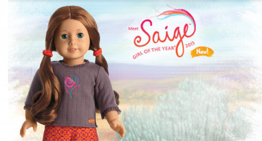 Look for limited editions like this 2013 American Girl doll of the year. She will fetch a lot in resale!