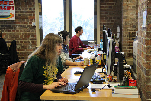 Tech Writers Hard at Work